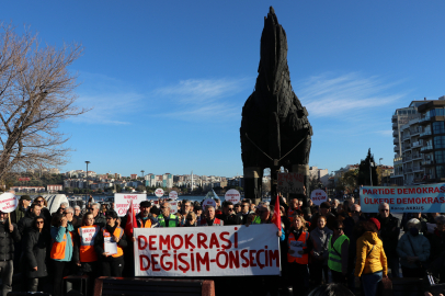 CHP'nin  Belediye Başkan Aday Adayı ön seçim için  yürüyüş başlattı