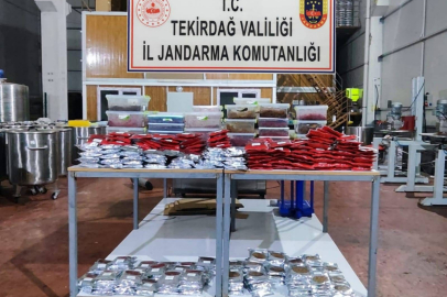 292 kilogram paketlenmiş bandrolsüz nargile tütünü ele geçirdi