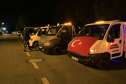 Terör saldırısı çekicilerle protesto edildi