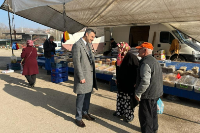 Kaymakam Okur’dan Pazar ziyareti