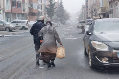 Kar yağışı Tekirdağ’da etkili oldu