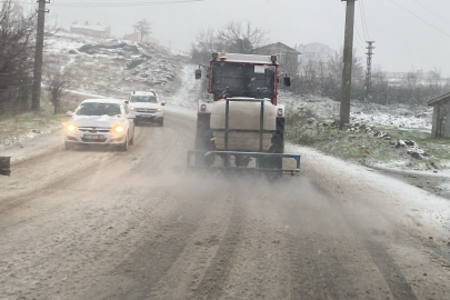 Keşan Belediyesi’nde karla mücadele seferberliği