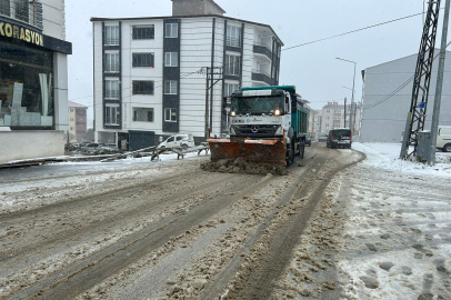 Tuzlama ve küreme çalışmaları başladı