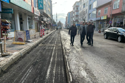 Vize’de yol yapım çalışması devam ediyor