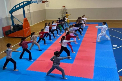 Havsa’da ücretsiz karate kursuna yoğun ilgi