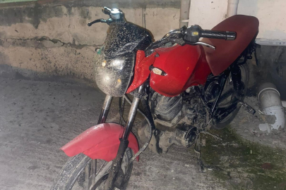 4 ay önce çalınan motosiklet bulundu