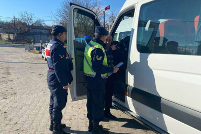 Necatiye’de okul servisleri denetlendi