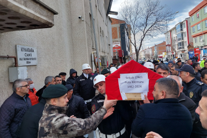 Polis Memuru Cinci, son yolculuğuna uğurlandı