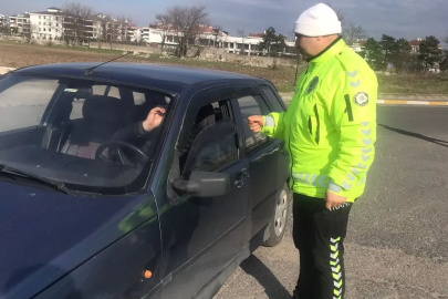 Kırklareli’nde trafik denetimi