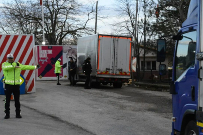 Kırklareli’nde araç ve sürücüler denetlendi