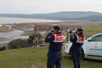 Gala Gölü Milli Parkı'nda kuş gözlemi