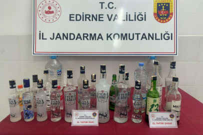 29 litre sahte içki ele geçirildi