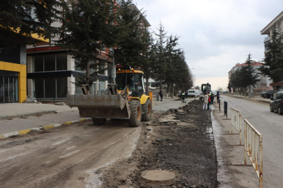 Vize’de yol yapım çalışması devam ediyor