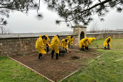 Edirne Mevlevihanesinde kazı çalışmaları başladı