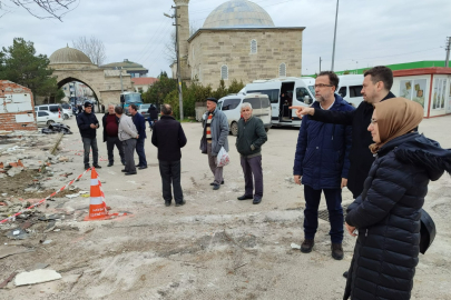 Balkan yıkım çalışmalarını yerinde izledi