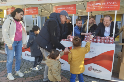 Edirne Belediyesi’nden 15 bin kandil simidi