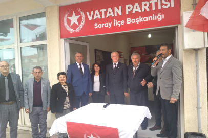 Vatan Partisi ilçe başkanlığı açılışı yapıldı