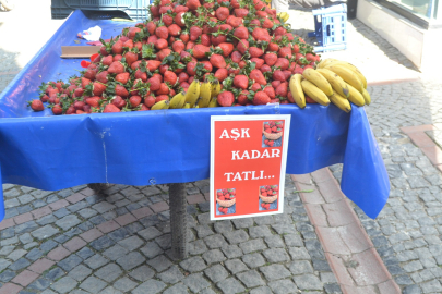 “Aşk kadar tatlı” çilek