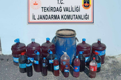 200 litre kaçak içki ele geçirildi