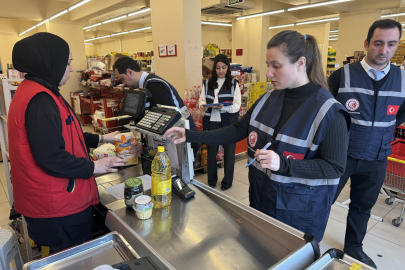 Zincir "fiyat" ve "etiket" denetimi yapıldı