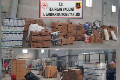 Tekirdağ'da 20 ton sahte deterjan ele geçirildi