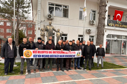 Vize Belediyesi bal üreticilerini destekliyor