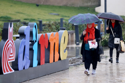 Edirne'de aralıklı sağanak bekleniyor