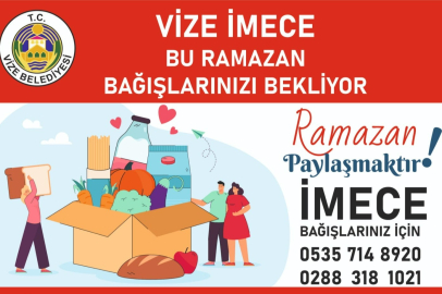 Belediyeden “Vize İmece” uygulaması