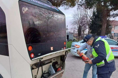 İpsala’da öğrenci servisleri denetlendi