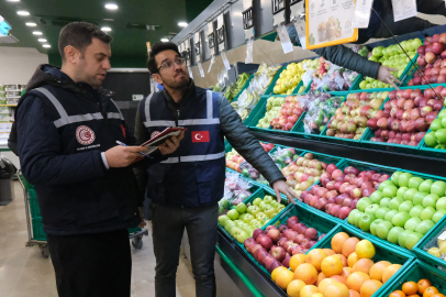 Trakya'da zincir marketlerde fiyat ve etiket denetimi yapıldı