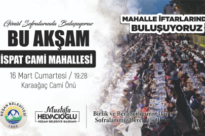 İspat Cami Mahallesi’nde toplu iftar