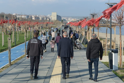 Uzunlar, Millet Bahçesi’nde