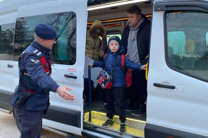 Havsa’nın köylerinde okul servisleri denetlendi