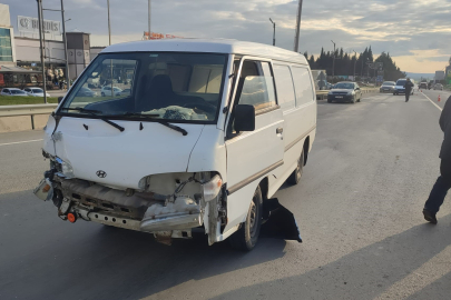 Karıştığı kazadan kaçarken polis otosuna çarptı