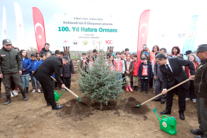 Kırklareli’nde 3 bin fidan toprakla buluşturuldu