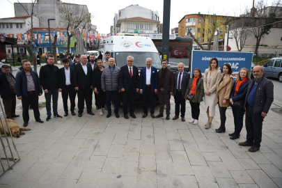 Keşan Belediyesi hasta nakil ambulansı tanıtıldı