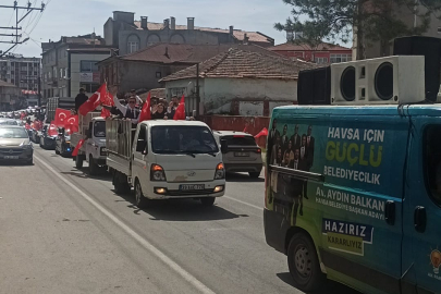 Balkan’dan seçim konvoyu
