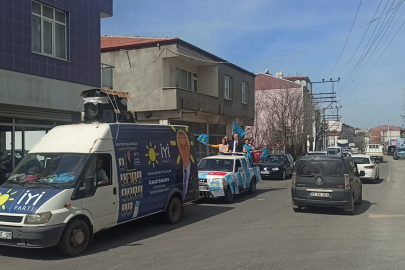 Sakarya’dan seçim konvoyu