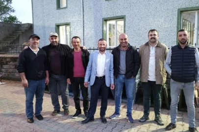 Muhtar köylüleri için iftar programı düzenledi