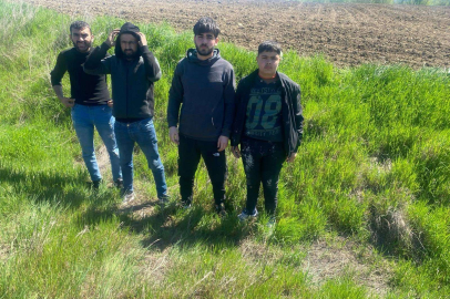 Edirne’de 4 düzensiz göçmen yakalandı