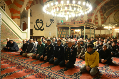 Edirne'de şehitler için mevlit okutuldu