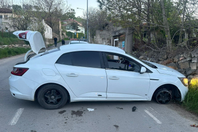 Kaçarken kaza yapan otomobilde 3 düzensiz göçmen yakalandı