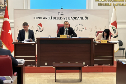 Kırklareli Belediye Meclisi ilk toplantısını yaptı