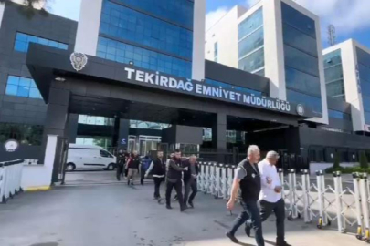 Tekirdağ’da dev operasyonda 61 kişi tutuklandı