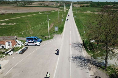 Edirne Jandarma Trafik Kontrollerine Devam Ediyor