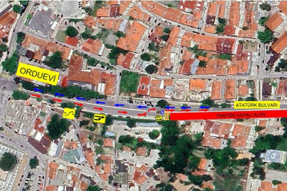 Ana caddede asfalt çalışması: Trafiğe kapatılacak