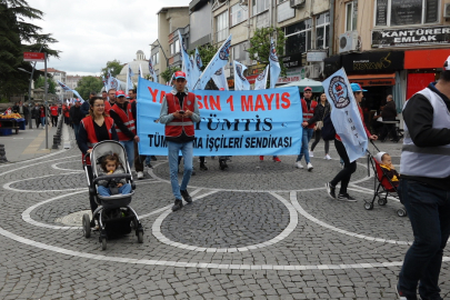 Kırklareli'nde 1 Mayıs kutlamaları