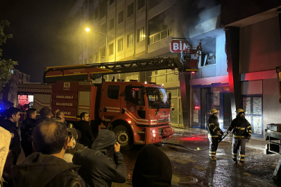 Kırklareli'nde markette çıkan yangın söndürüldü