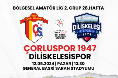 Çorluspor 1947 Diliskelesispor maçına hazır