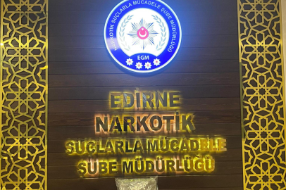 Edirne'de 2 kilo 228 gram uyuşturucu madde ele geçirildi